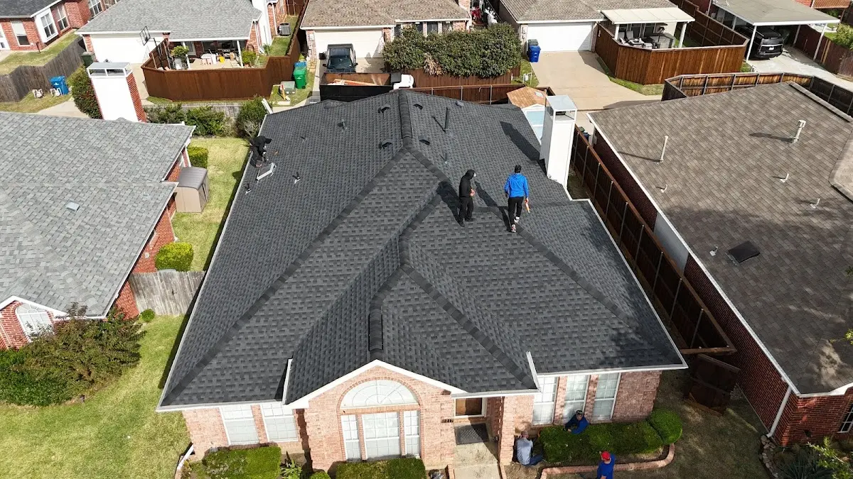 Slate & Tile Roof Repair work in progress on a Rockdale property